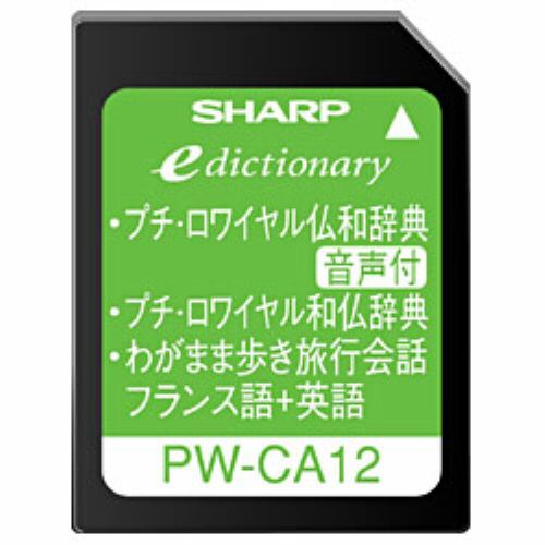 Sharp Dictionary Card PWCA12 - 1