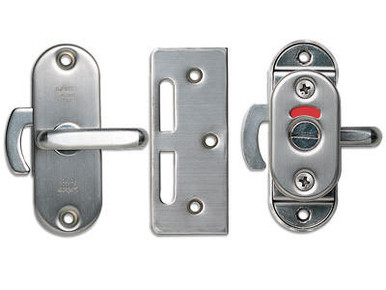 スガツネ工業 HHC-85 ステンレス鋼製引戸面付カマ錠 表示器付