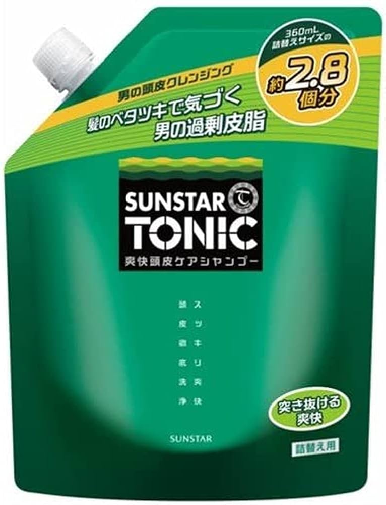 サンスター トニックシャンプー 爽快頭皮ケア 詰替え用 1000mL