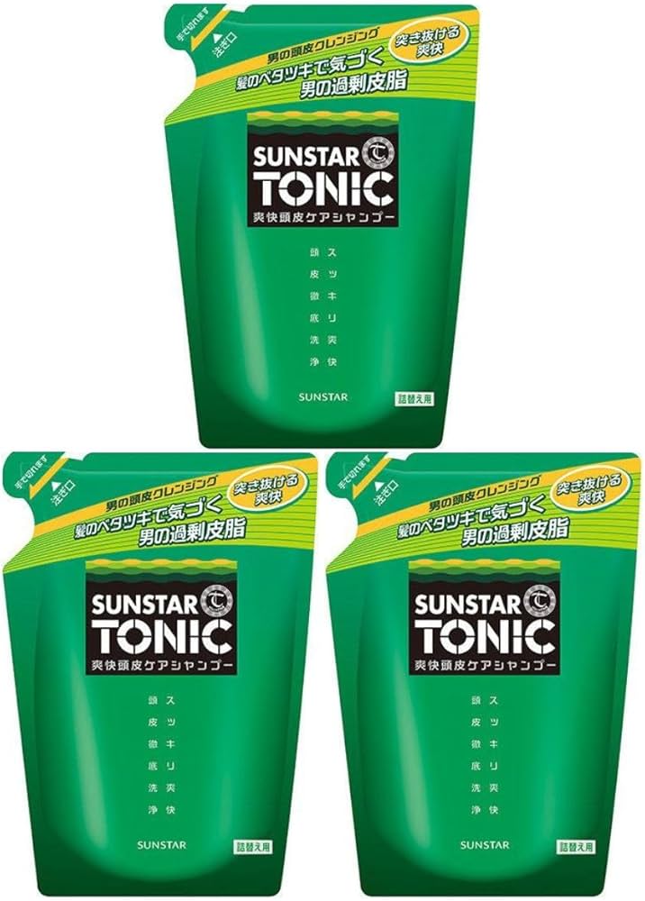 サンスター トニックシャンプー 爽快頭皮ケア 詰替え用 1000mL - 2