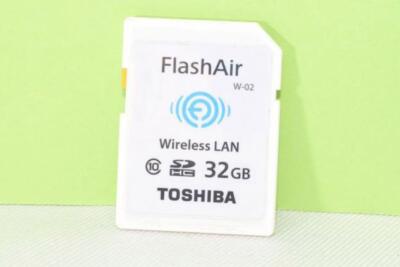 東芝 FlashAir W-02 32GB ワイヤレスLAN SDカード