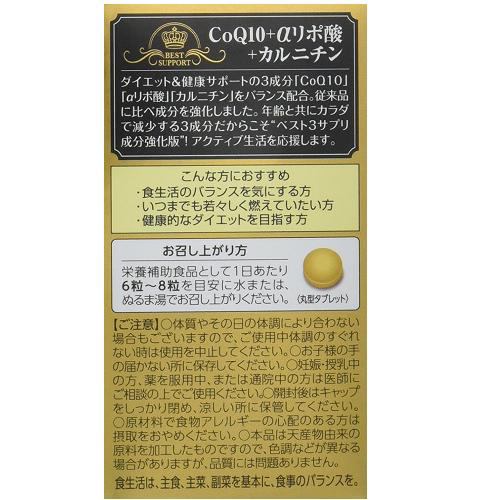ウエルネスジャパン キングオブベスト3サプリ (240粒) - 2