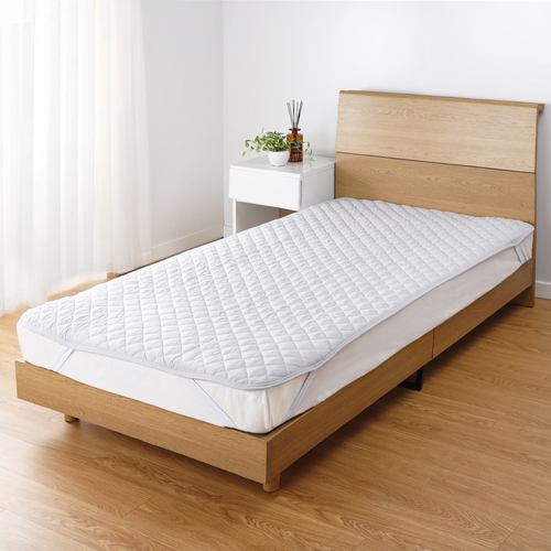 [Semi-Double] Antibacterial Deodorizing Bed Pad Gray YBPｺｳｷﾝﾍﾞｯﾄﾞﾊﾟｯﾄSD - 1